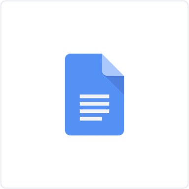 The Google Docs logo, indicating that ResearchLoop can replace it for user research